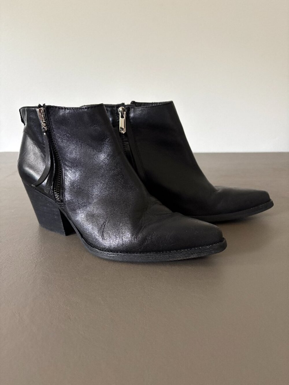 Sam Edelman Booties | Size 7.5 | Black Leather